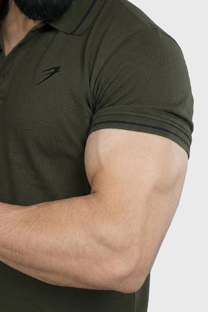 Mark Polo T-shirt Olive — photo 4