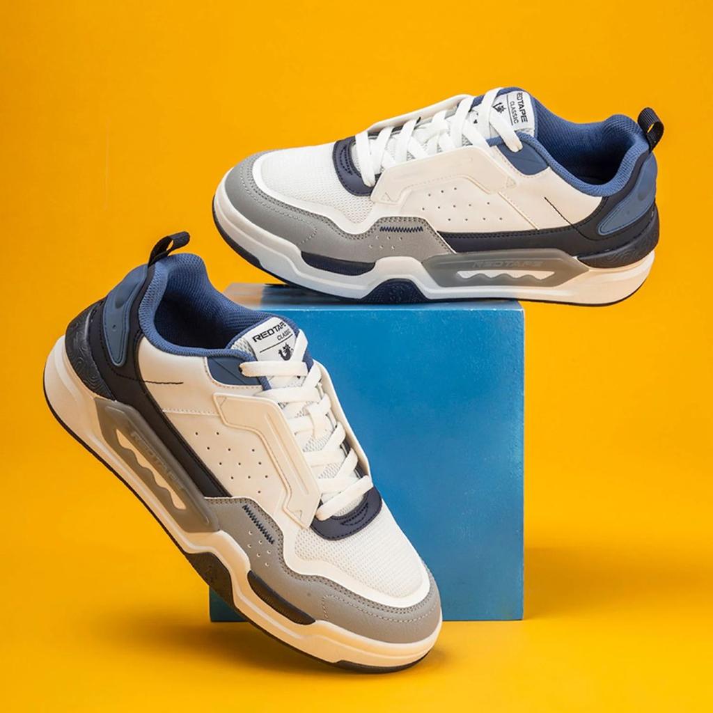 Sneakers for Men in White and Blue | Casual Shoes — photo 6