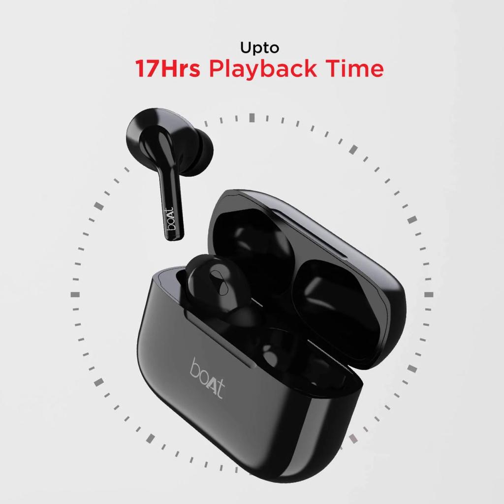 boAt Airdopes 163 | Wireless Earbuds with Massive Playback of upto 17 Hour, IPX5 Water & Sweat Resistance, IWP Technology, Type C Interface — photo 8