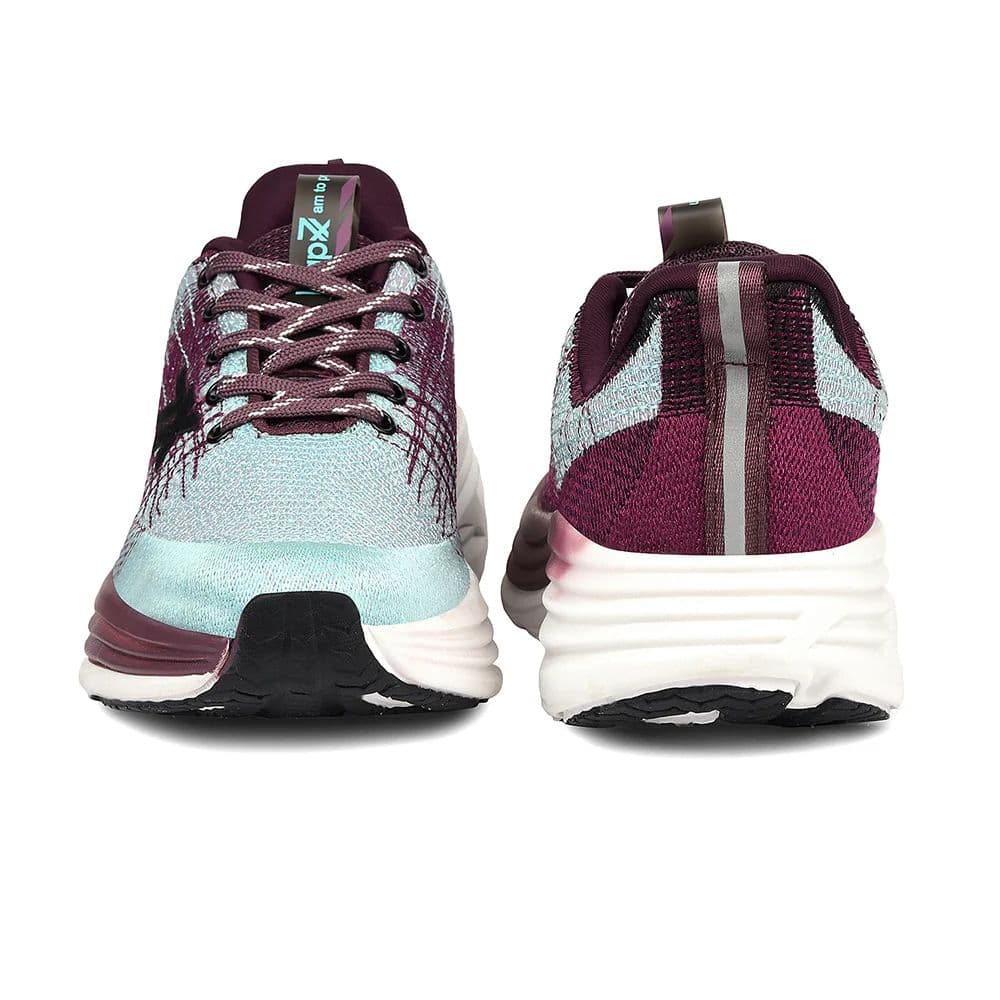 Leap7x Purple Sports Lacing Running Shoes For Women WAVESTAR-4 By Liberty — photo 6