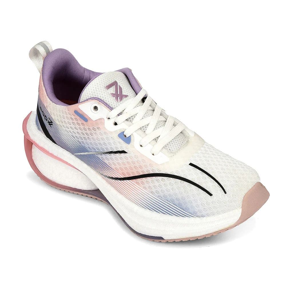 Leap7x Purple Sports Lacing Running Shoes For Women ARMENIA By Liberty