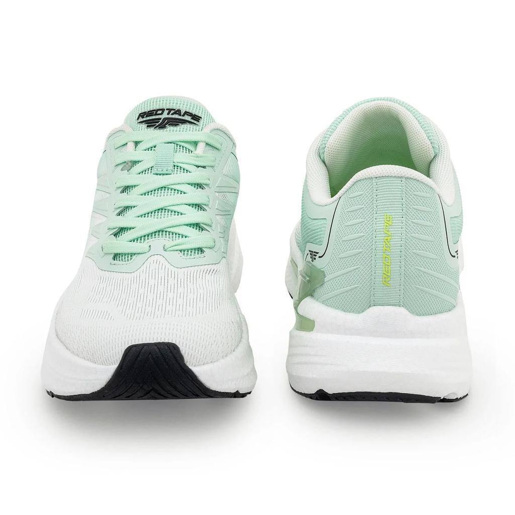 Sports Shoes for Men in White and Green | Athleisure Shoes — photo 4
