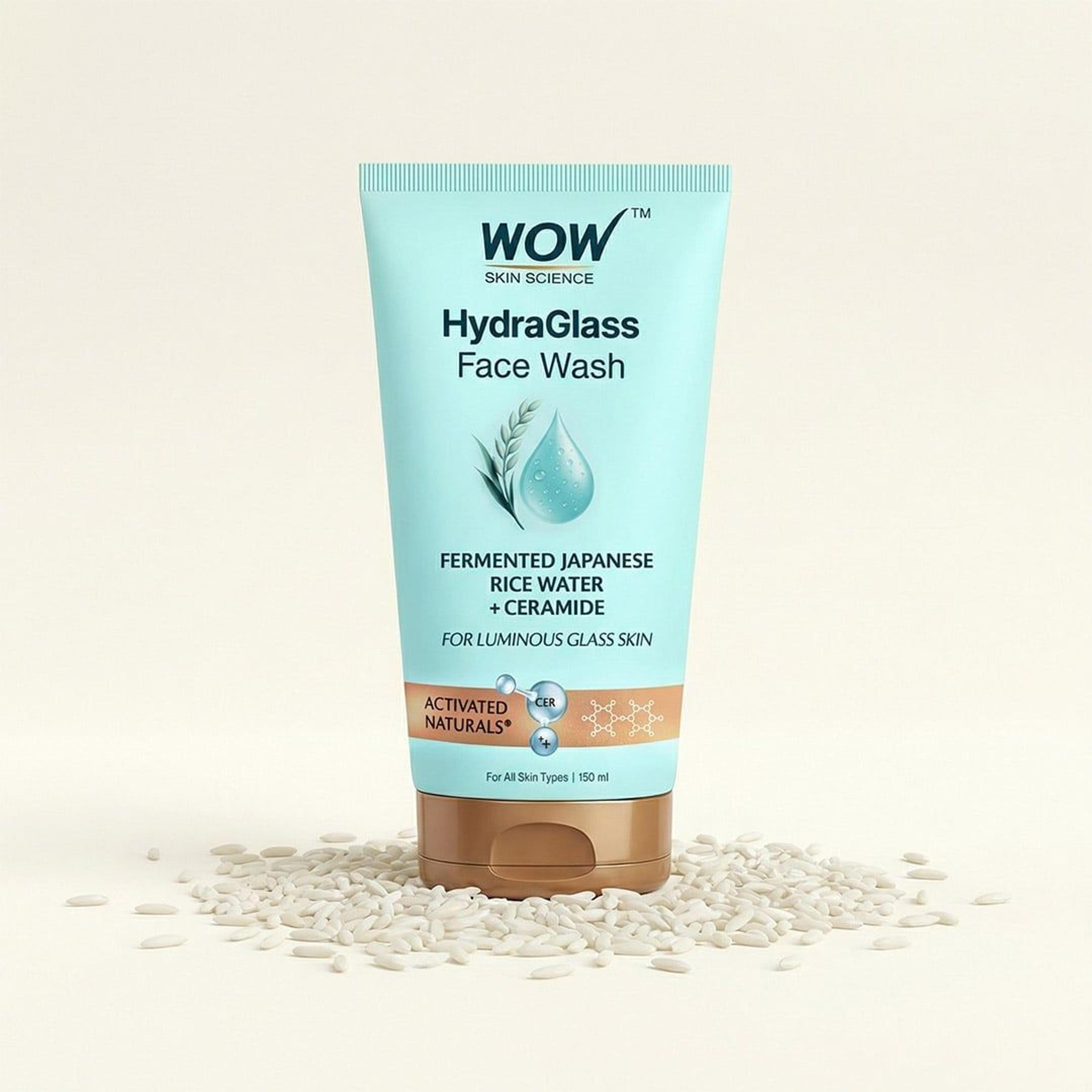 Hydra Glass Face Wash Glass-Skin Glow Cleanser