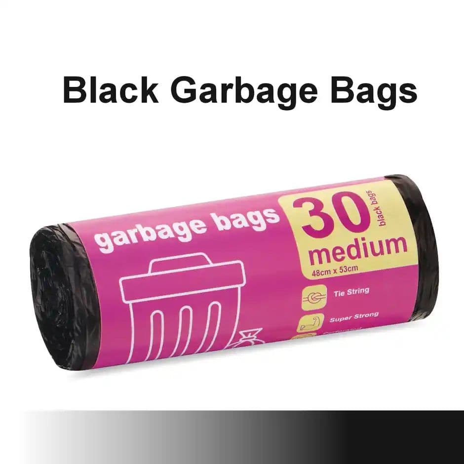 Smart One Garbage Bag Roll Black - Medium - 19 x 21 Inch