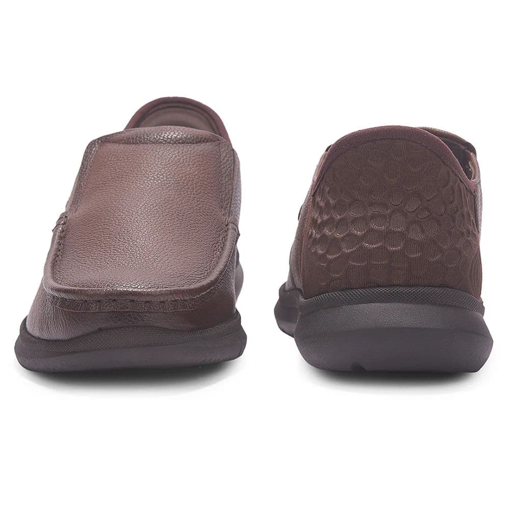 Healers Brown Formal Non Lacing Moccasin For Men S201-02 By Liberty — photo 6