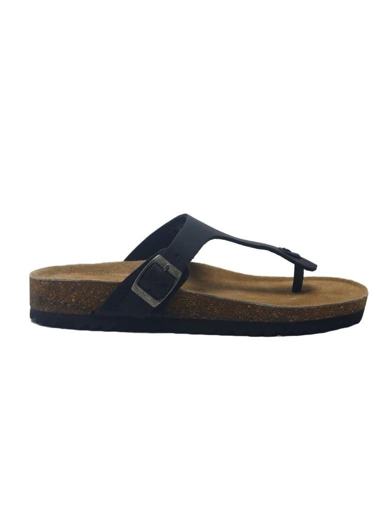 SOLEPLAY Black Buckle-Detailed Thong Strap Sandals — photo 2