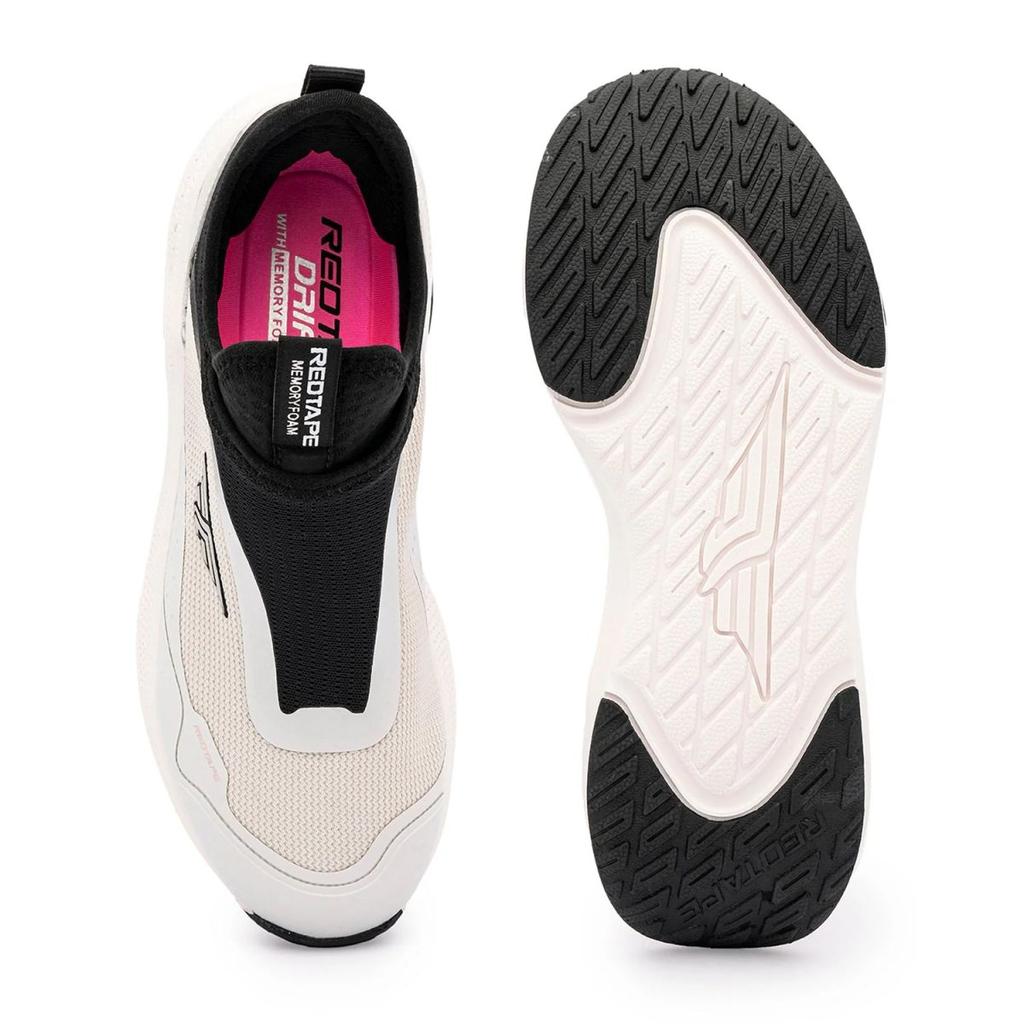 Walking Shoes for Women in White | Slip-On Shoes — photo 5