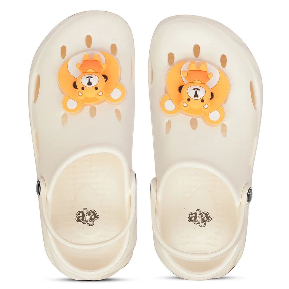 A-HA BEACHWALK7 Cream Casual Clogs for Kids — photo 7