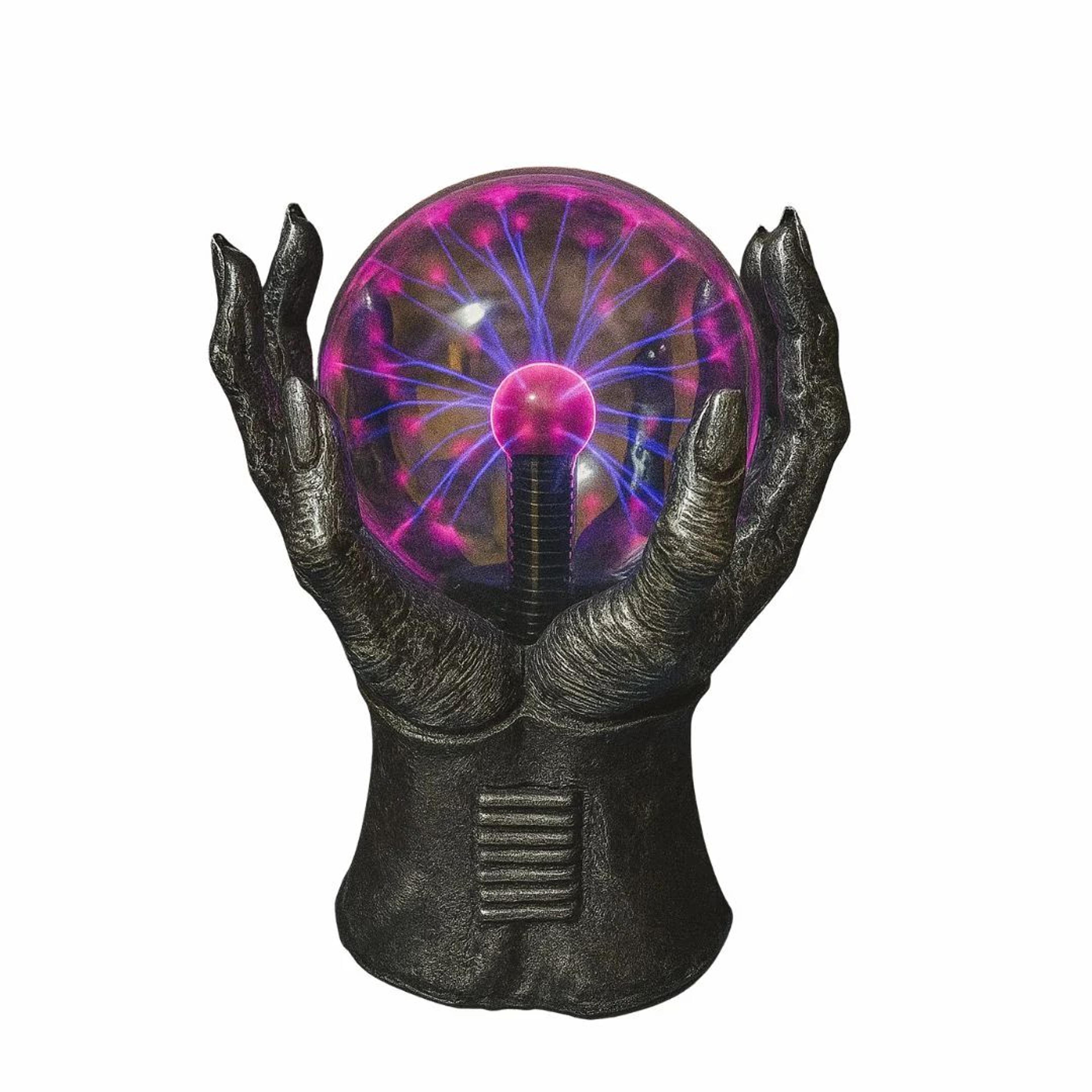 Mystic Touch Plasma Ball – Lightning Sphere with Surrounding Hands Base