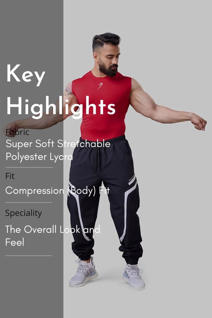 Compression Sleeveless Tank Red — photo 7