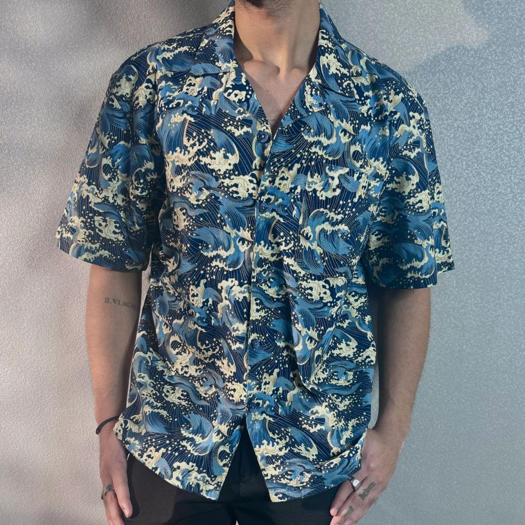 Ocean Wave Dynasty Structured Shirt — photo 4