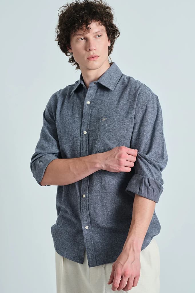 Stonewash Blue Casual Shirt — photo 3