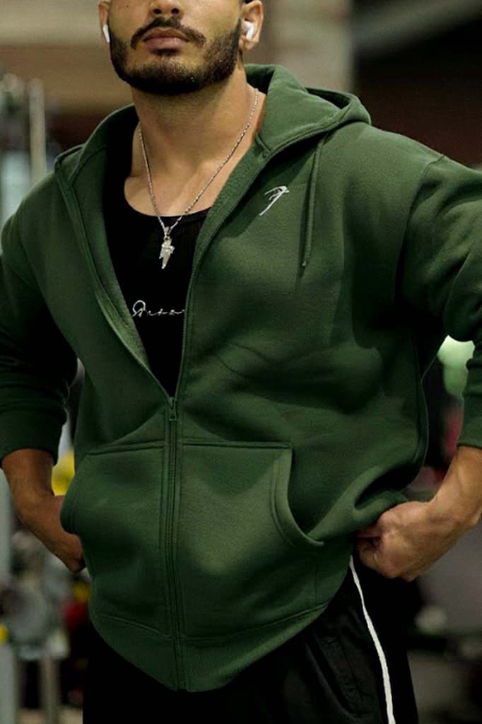 Brookline Oversized Jacket Olive — photo 2