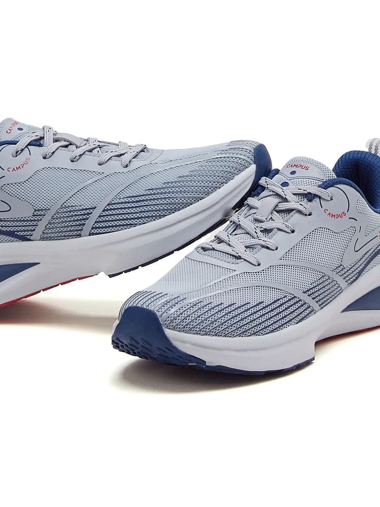 GLITCH Grey Men's Running Shoes — photo 7