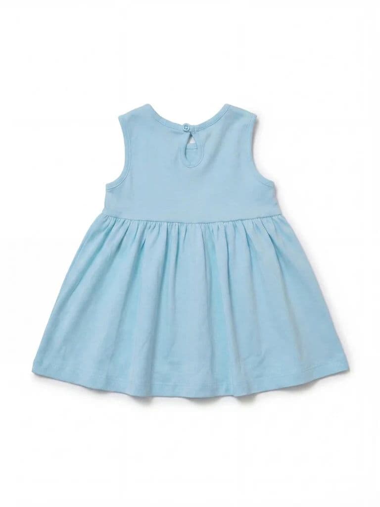 HOP Baby Girls Multicolour Printed A-Line Cotton Dress - Pack of 2 — photo 3