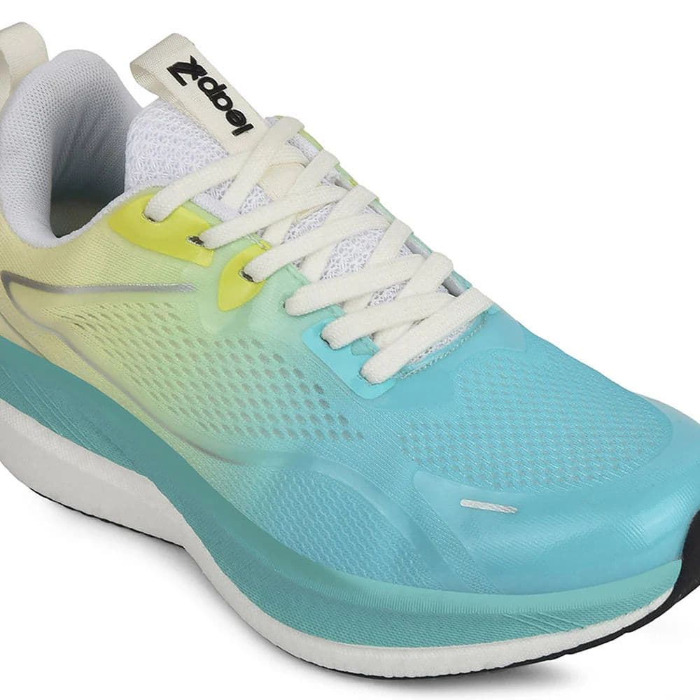 Leap7x Sea Green Sports Lacing Running Shoes For Men XLM-06 By Liberty — photo 5
