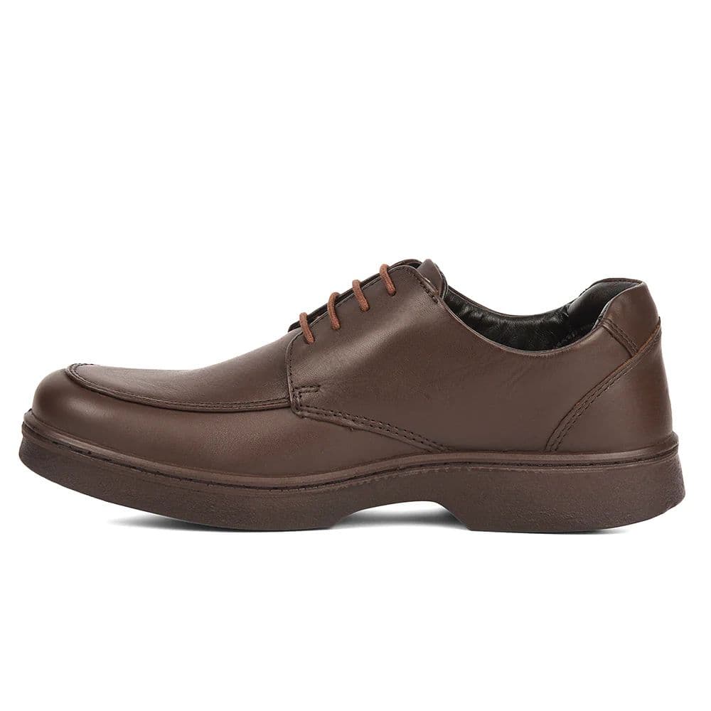 Healers Dark Brown Formal Lacing Derby Shoes For Men 204601AN By Liberty — photo 3