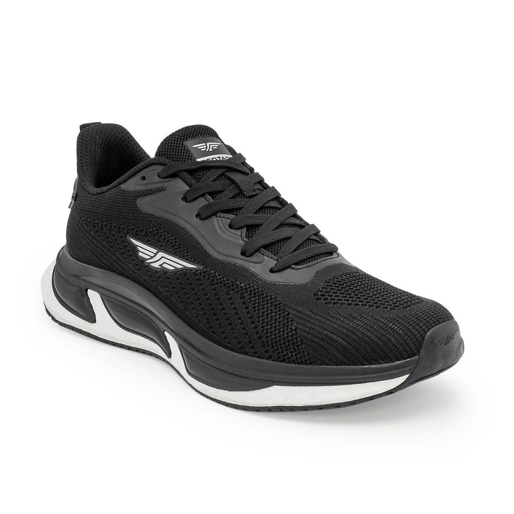 Athleisure Sports Shoes for Men in Black | Low Cut Shoes. — 6 / Black