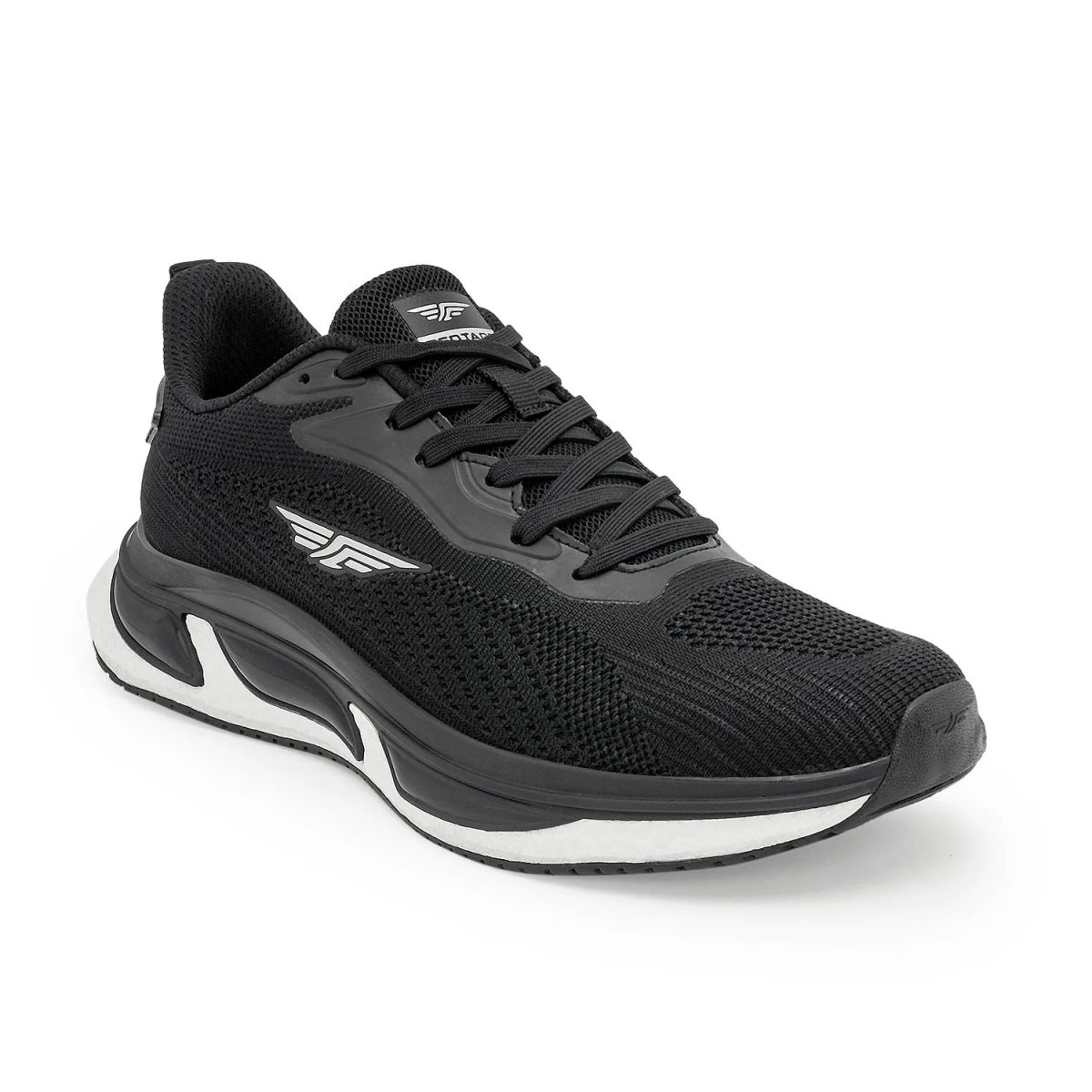 Athleisure Sports Shoes for Men in Black | Low Cut Shoes.