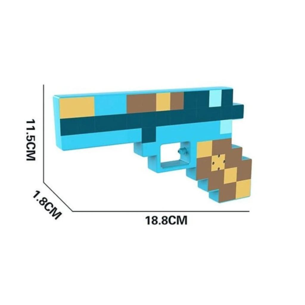 Pixel Block Toy Gun - Minecraft Inspired — photo 2