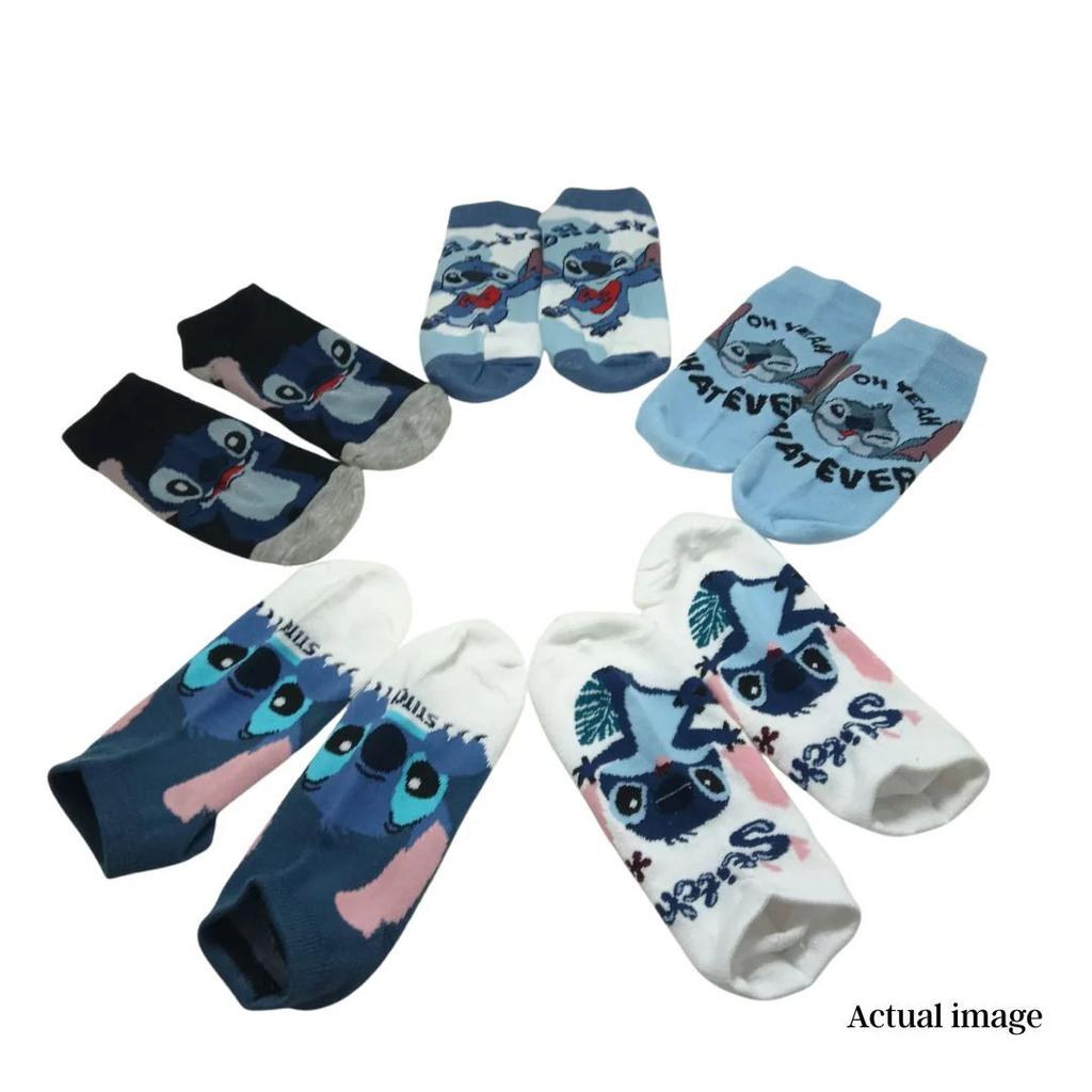 Stitch Theme Cotton Socks | Soft Breathable Casual Socks — photo 10