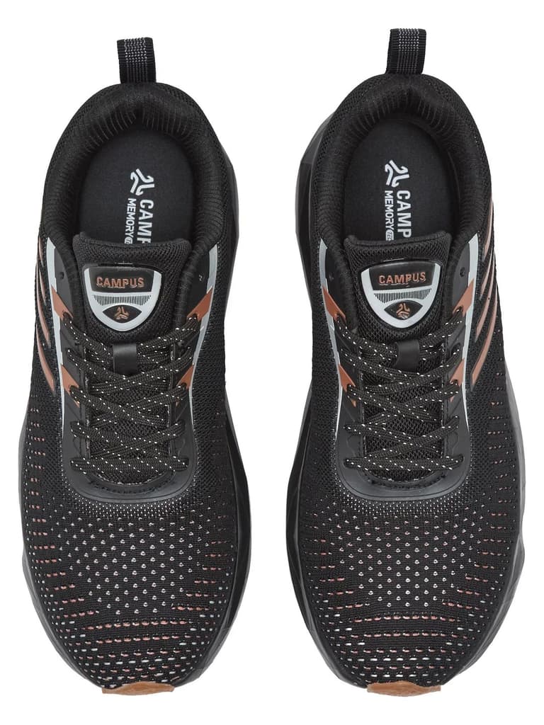 AMPOR Black Men's Running Shoes — photo 6