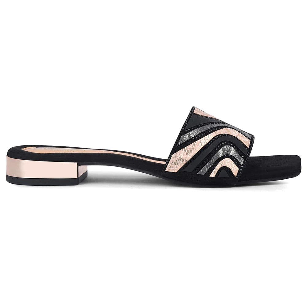 Senorita STY-153E Black Casual Slip on Slippers for Women — photo 4