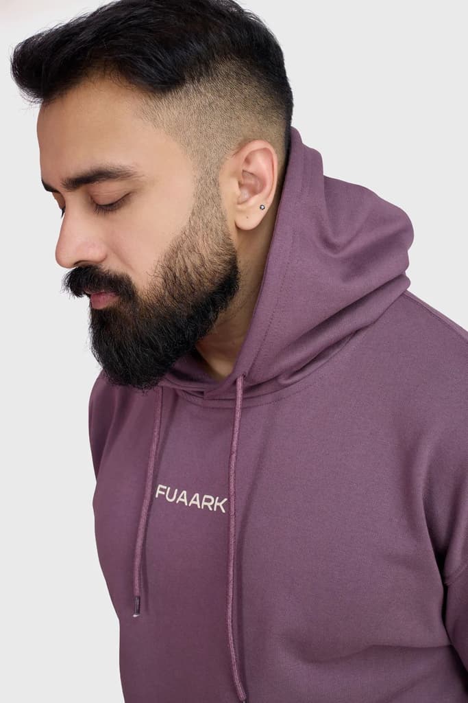 Signature Oversized Hoodie Mauve — photo 5