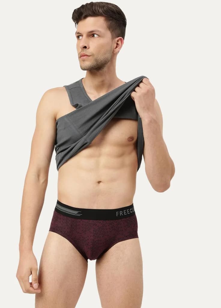 Men's Anti-Bacterial Printed Micro Modal Brief (Pack of 1) — photo 6