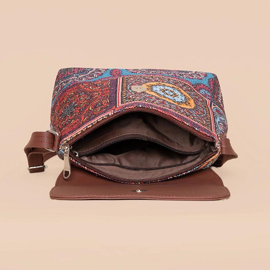 Multicolor Mandala Print Amalia Daypack & Multicolor Mandala Print Flap Sling Bag Combo — photo 7