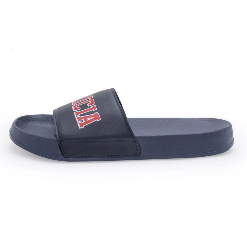 Mens Sliders in Navy | Casual Pool Sliders — photo 3