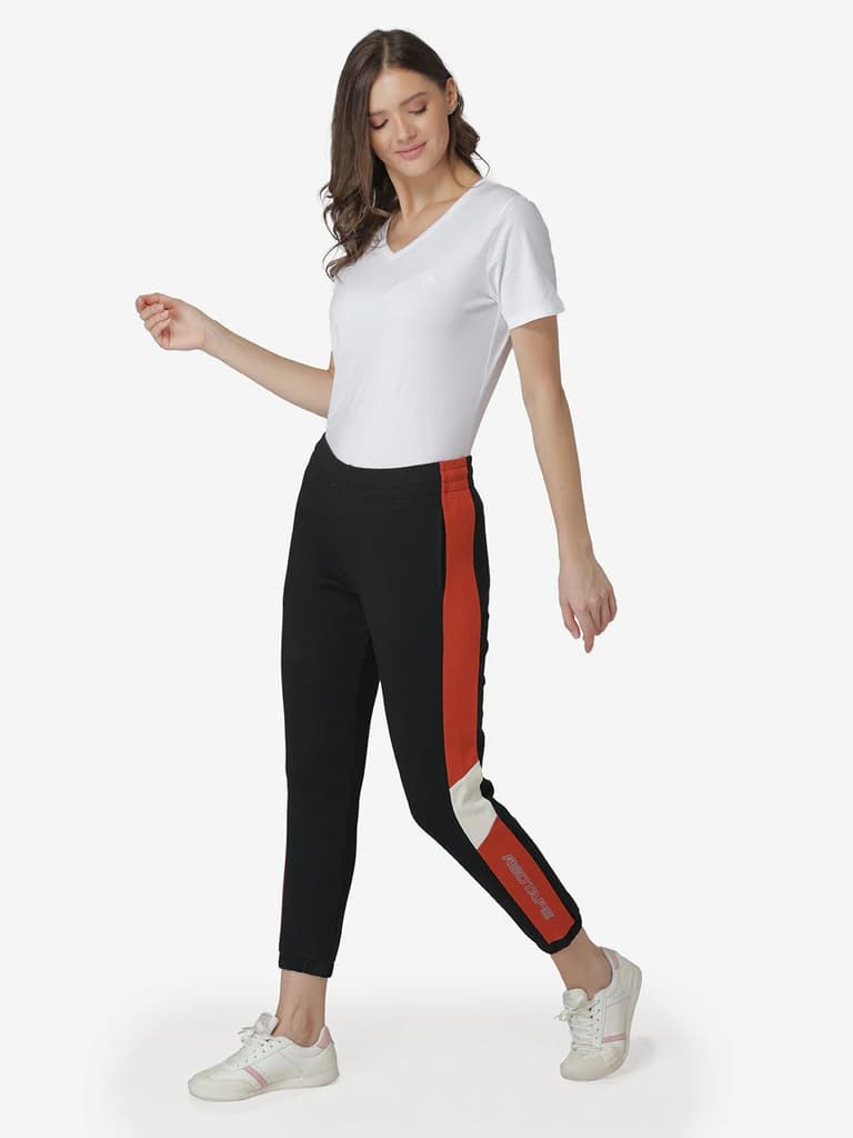Joggers for Women in Black | Cotton Athleisure Jogger Pants — photo 4