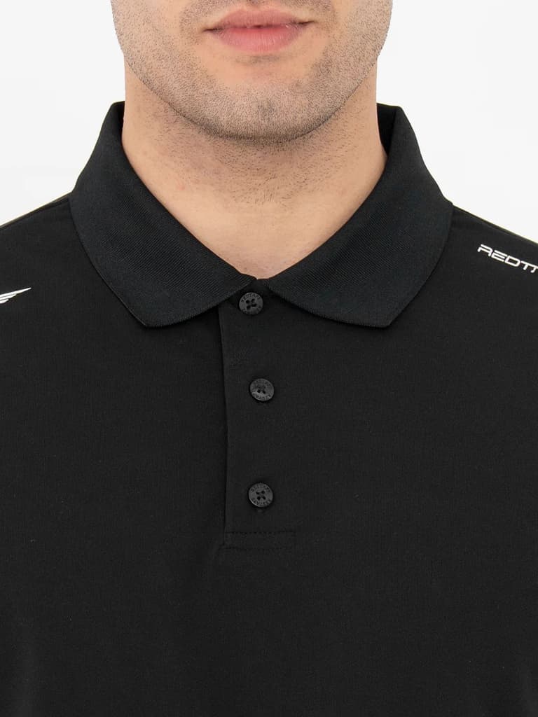T Shirts for Men in Black | Printed Polo T Shirt — photo 6