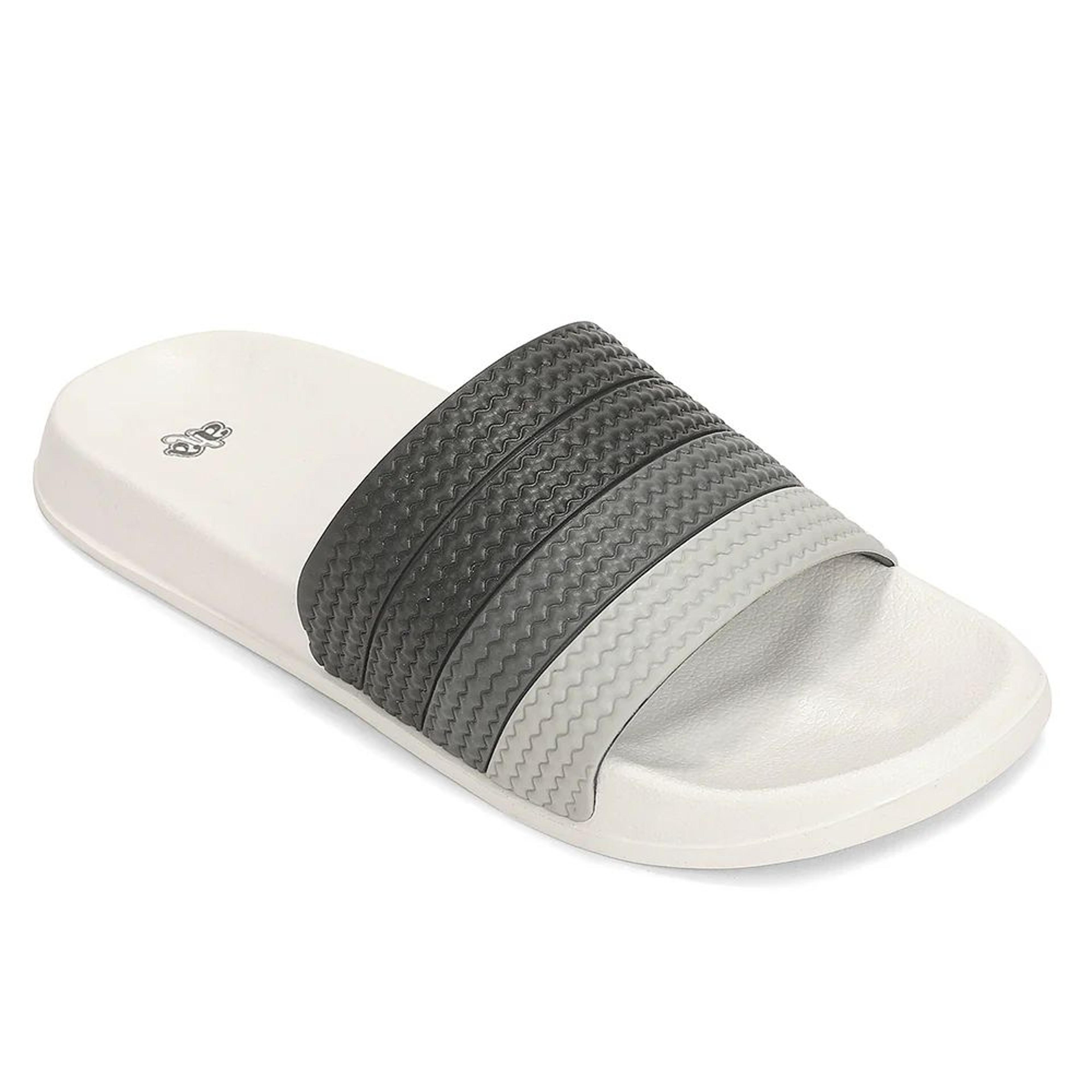 A HA PRIMGO-E Grey Casual Slip on Slides for Men by Liberty