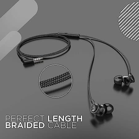 boAt Bassheads 152 | Wired Earphone with Premium HD Sound, Angled Headphone Jack, Super Extra Bass, Active Voice Assistant — photo 7