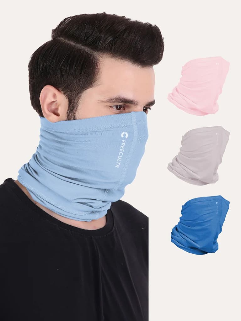 Unisex Organic Bandana Masks - Plain (Pack of 4) — photo 10