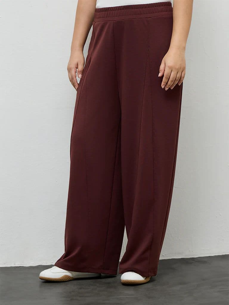 Gia Dark Brown High-Rise Pants — photo 2