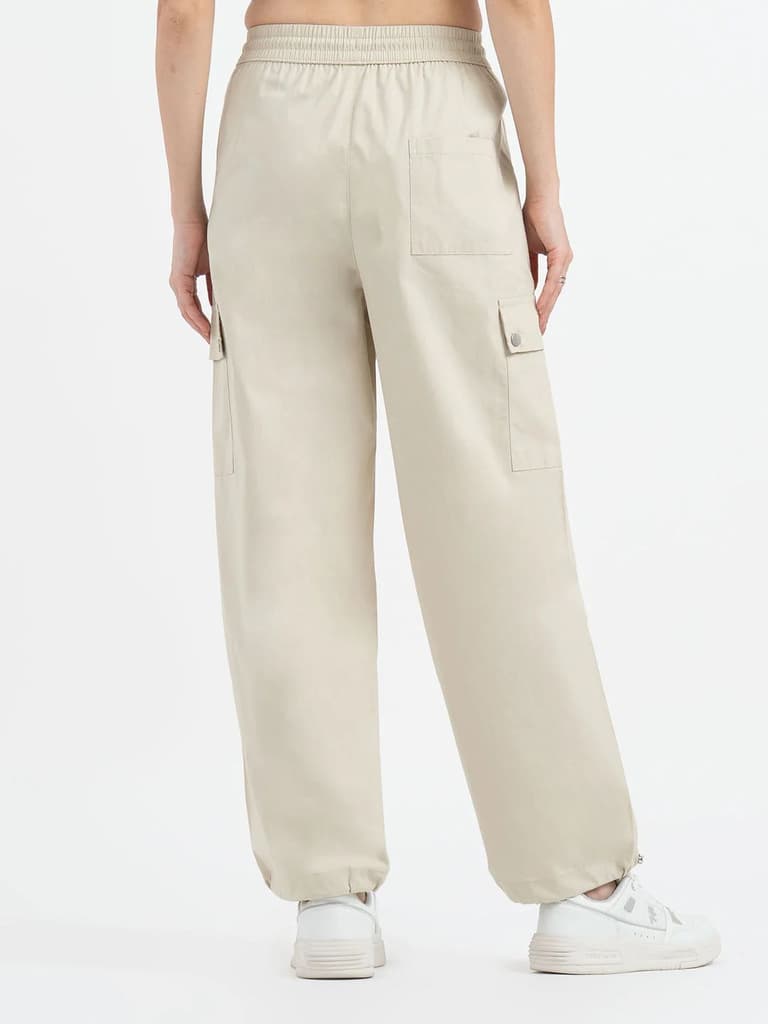Cargo Pants for Women in Beige — photo 3