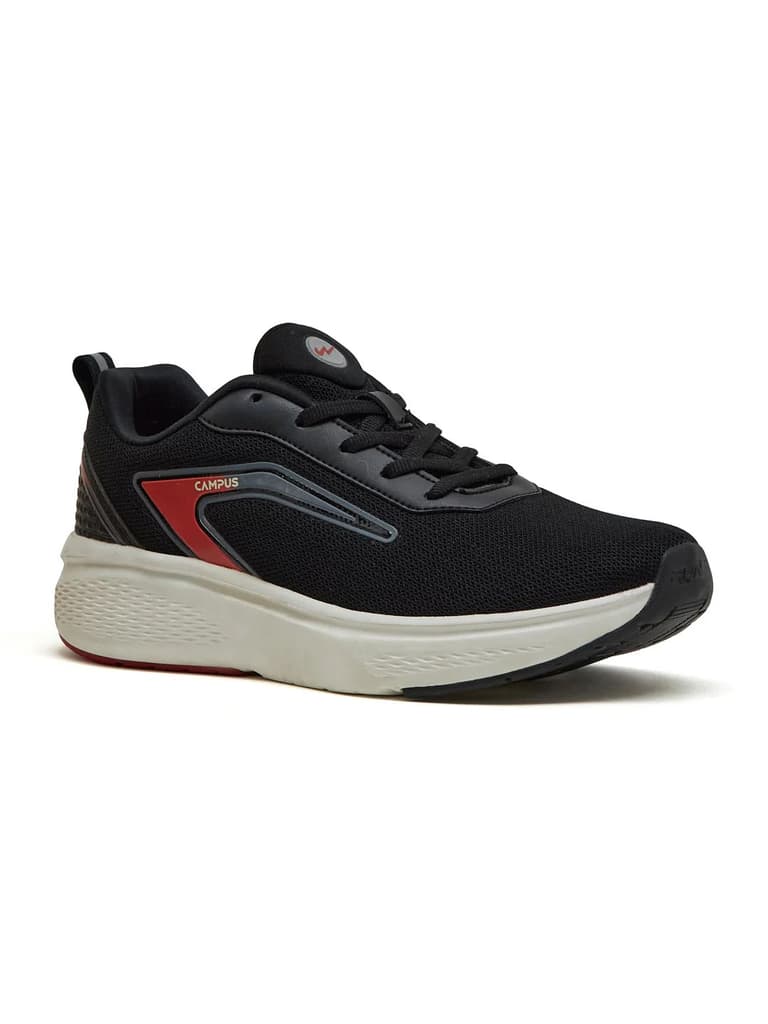 DAXTON Black Men's Running Shoes — Black / 6