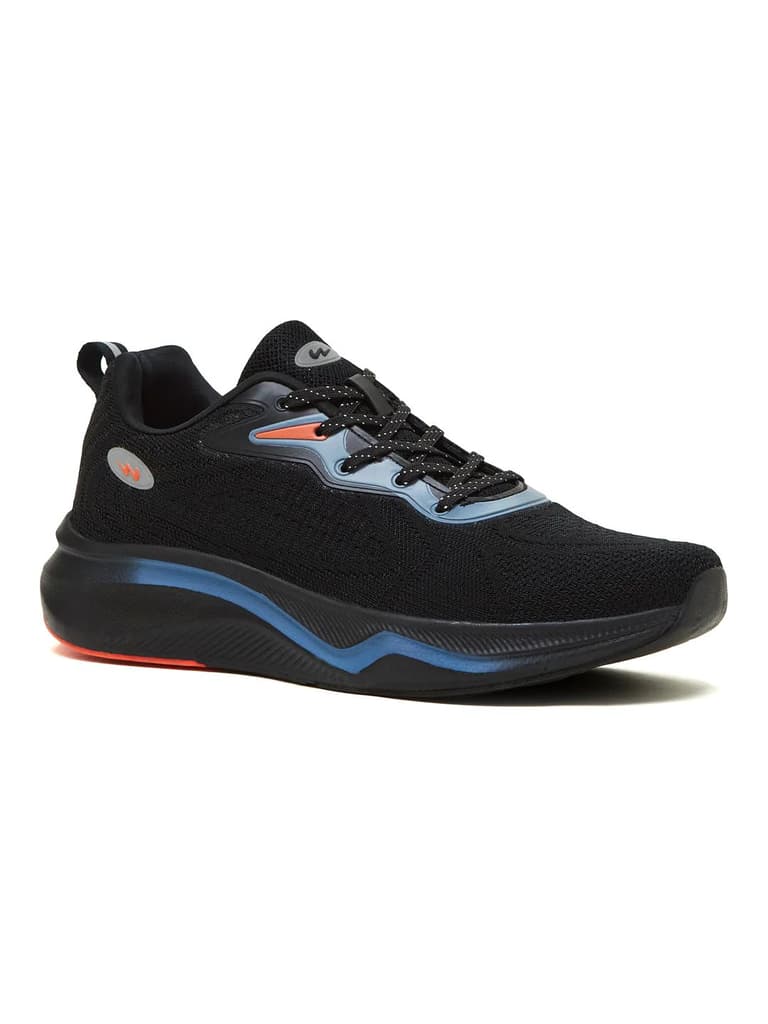 GRETTA Black Men's Running Shoes — Black / 6