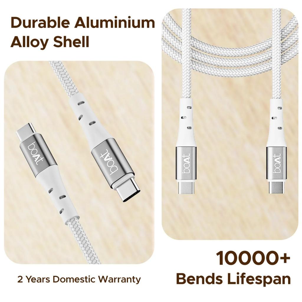 boAt C300 Fast Charging Cable | Charging Cable with 480 Mbps Data Transfer, 1.5m Cable Length, 10,000+ Bend Lifespan — photo 6