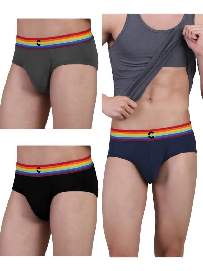 Pride Edition - Men's Anti-Bacterial Micro Modal Brief (Pack of 3) — photo 12