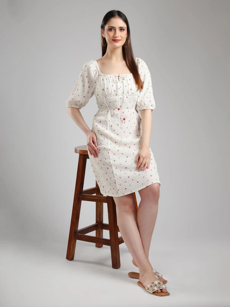 Lara Floral Printed Dress — photo 6
