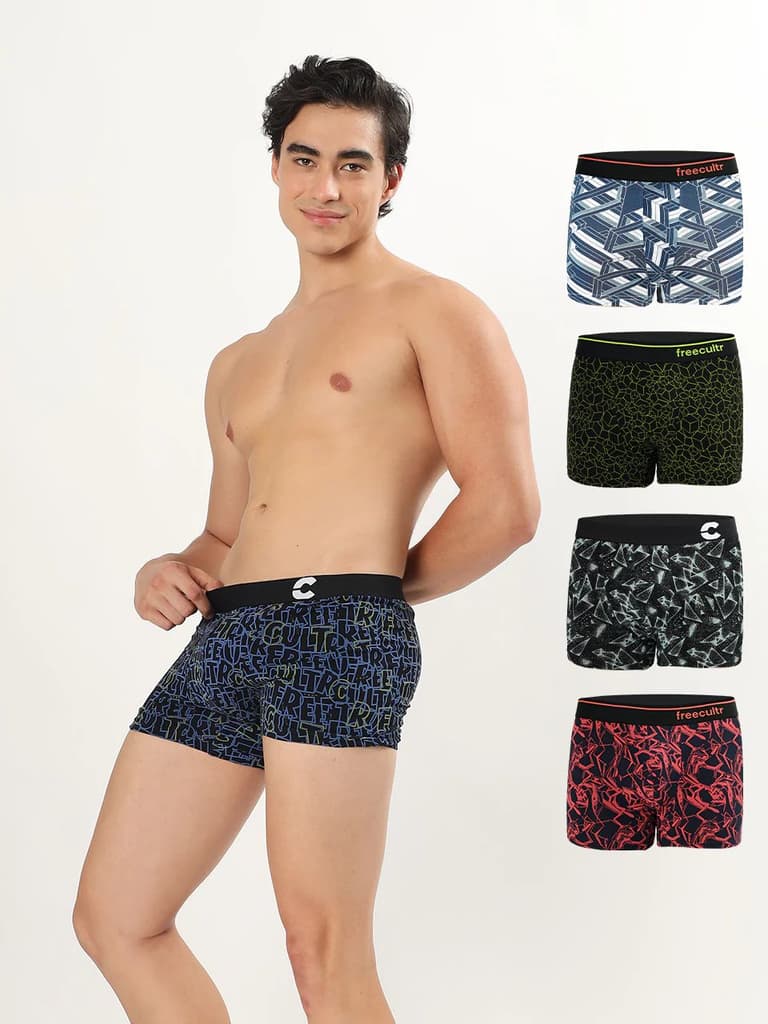 Men's Cotton Printed Trunk (Pack of 5) — photo 2