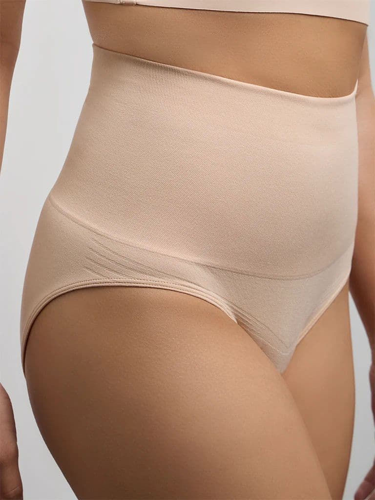 Wunderlove Black and Beige Shapewear Briefs - Pack of 2 — photo 3