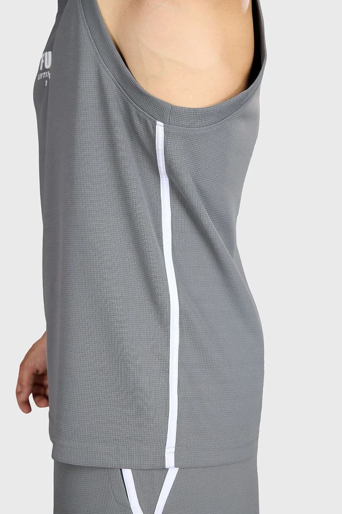 Drip Oversized Tank Dark Grey — photo 4