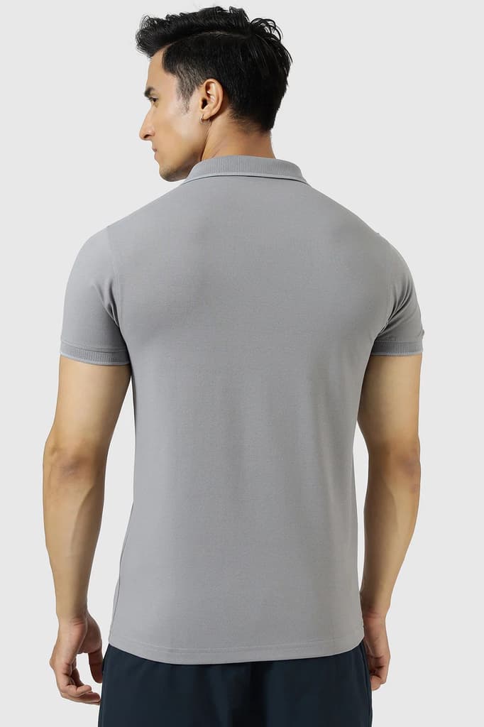 Aura Polo T-shirt Grey — photo 8