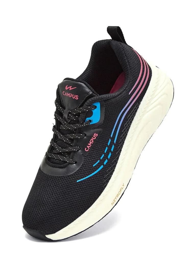 ELEGANCE Black Women's Running Shoes — photo 3