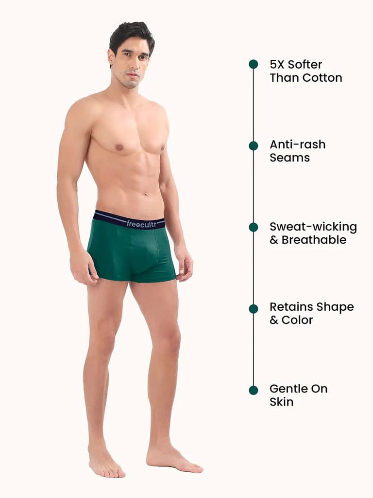 Men’s Adaptive Cotton Stretch Trunks Pack of 3 — photo 6