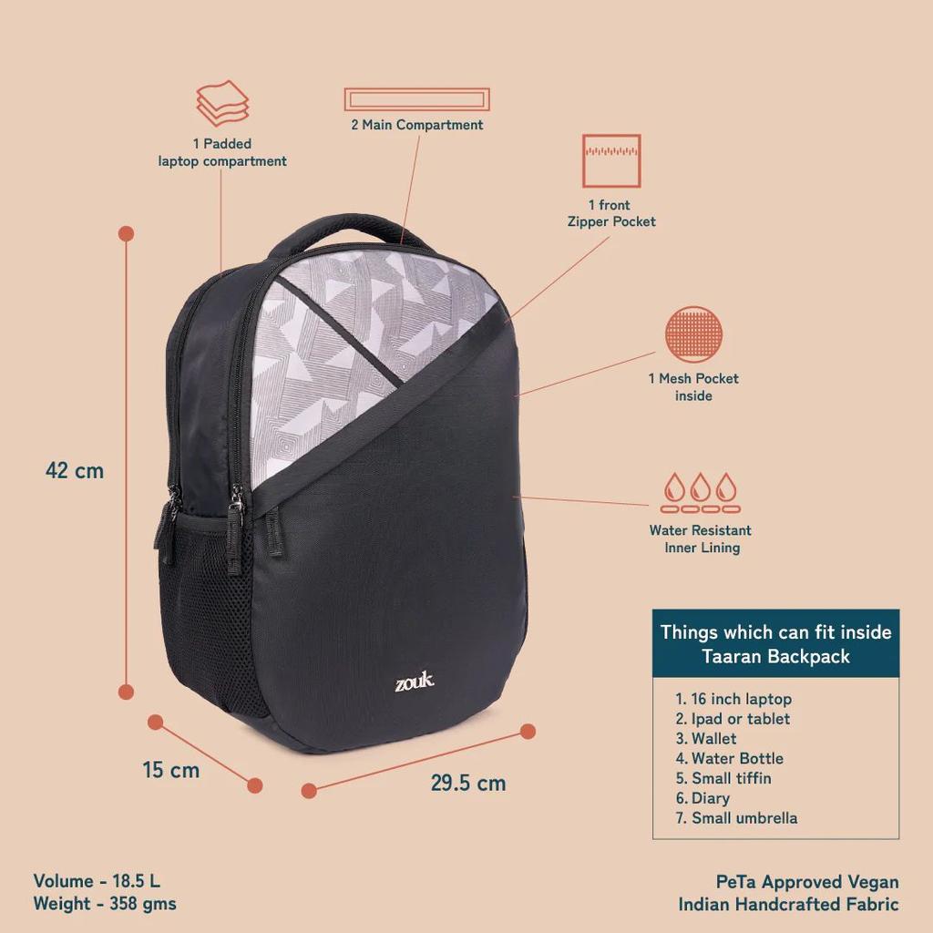 Aravalli Abstract Men's Taaran Backpack